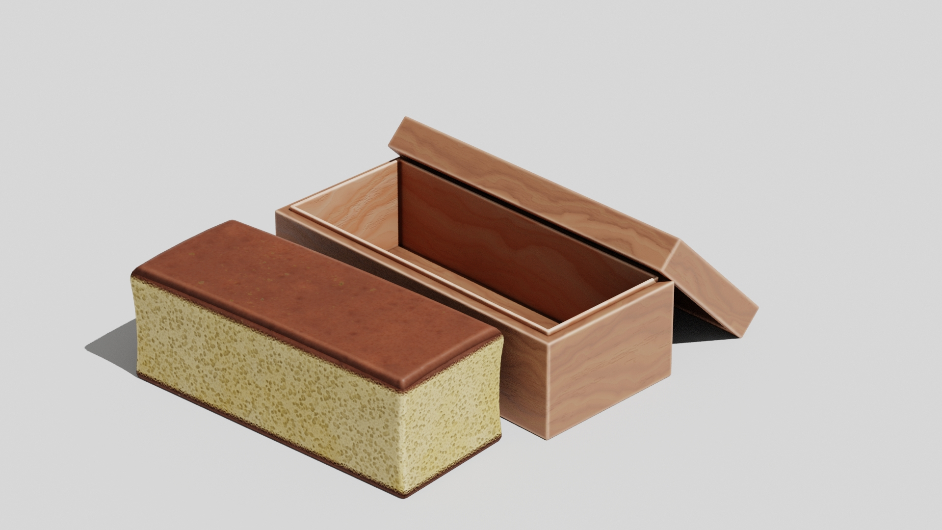 Japanese Furniture Kit - Castella Gift Box 3D Model - TurboSquid 1949328