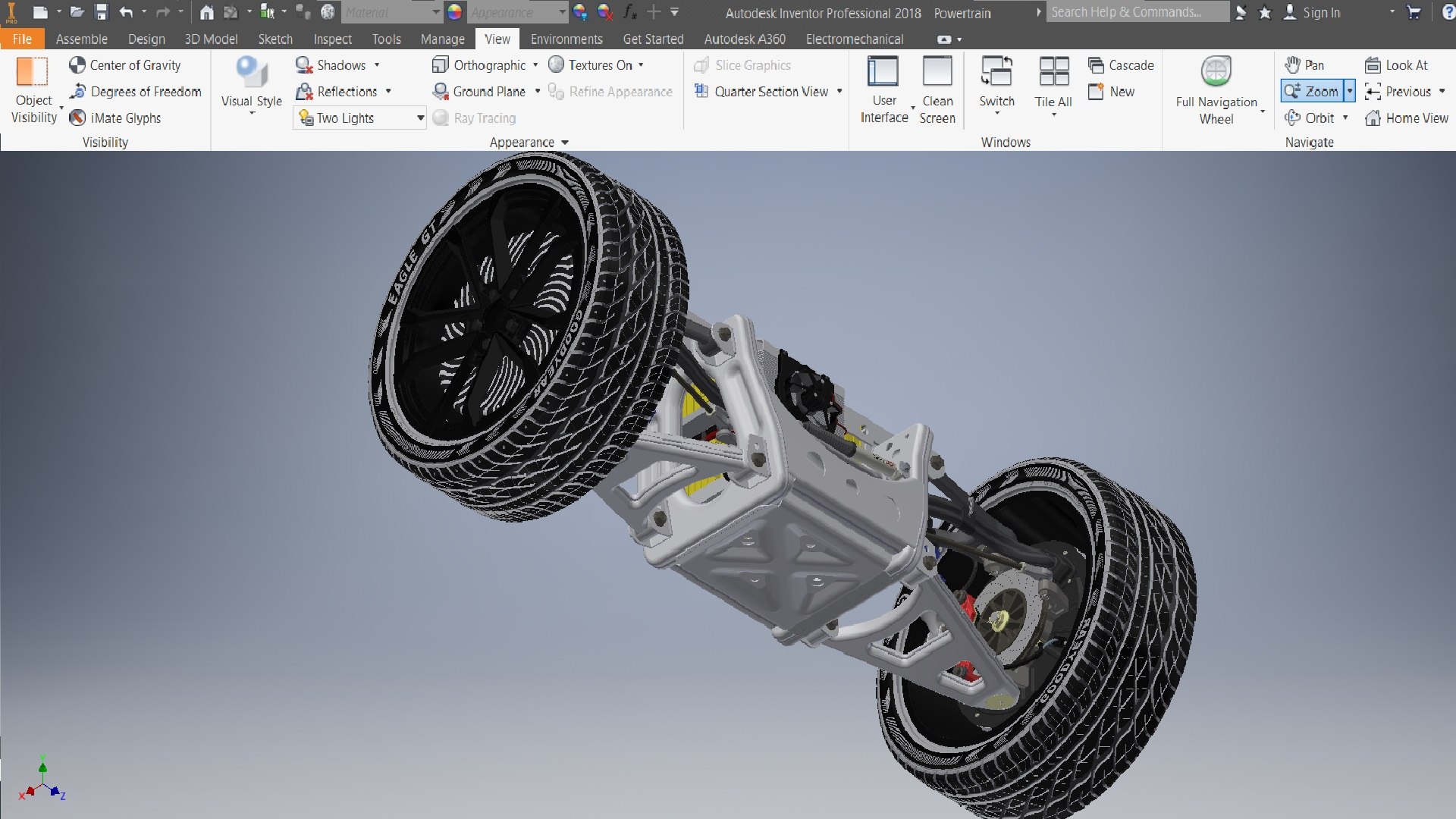 Suspension And Powertrain 3d Model Model - TurboSquid 2339606