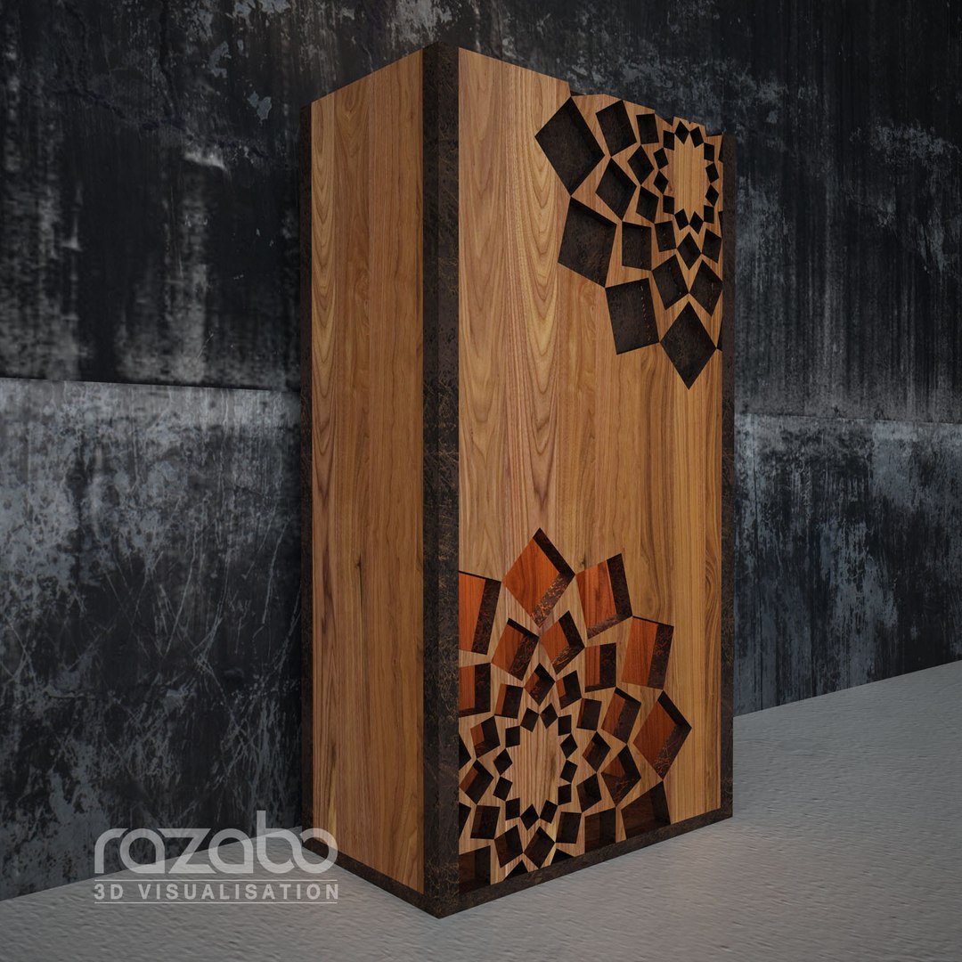 3d Geometric Islamic Pattern Desk Lamp