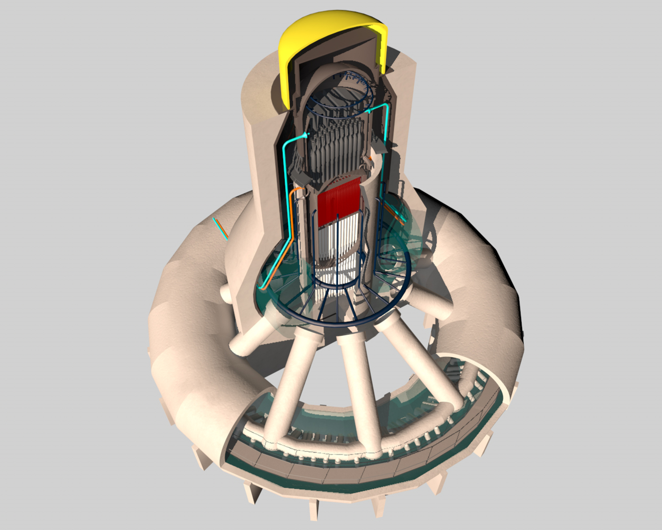 3d model reactor core cooling fukushima
