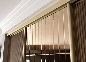 Sliding door wardrobe 3D model