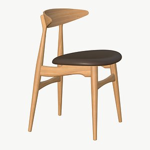 Chair Realistic Wooden