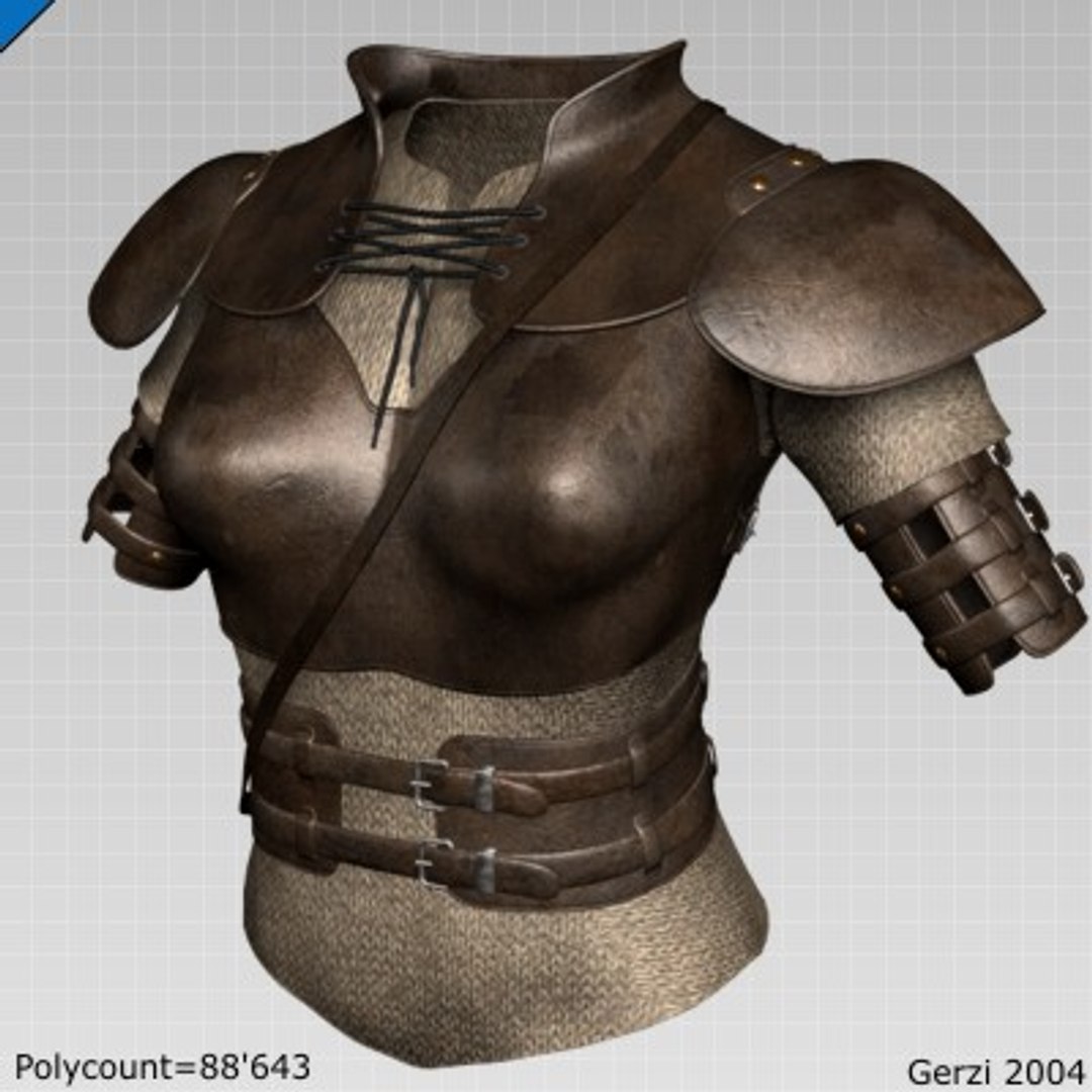 female fantasy armor breastplate