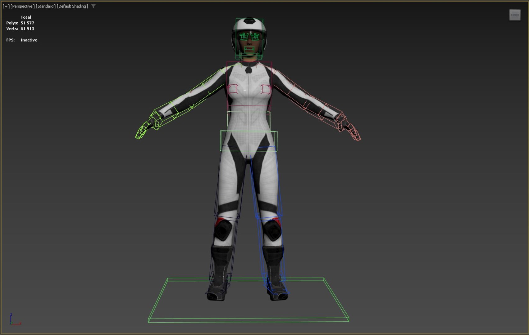 3d Motorcyclist Female Turbosquid 1930543 8449