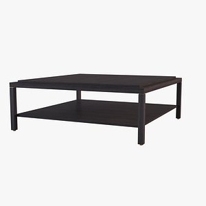 Modern Wooden Coffee Table Ikea Fashion 3D