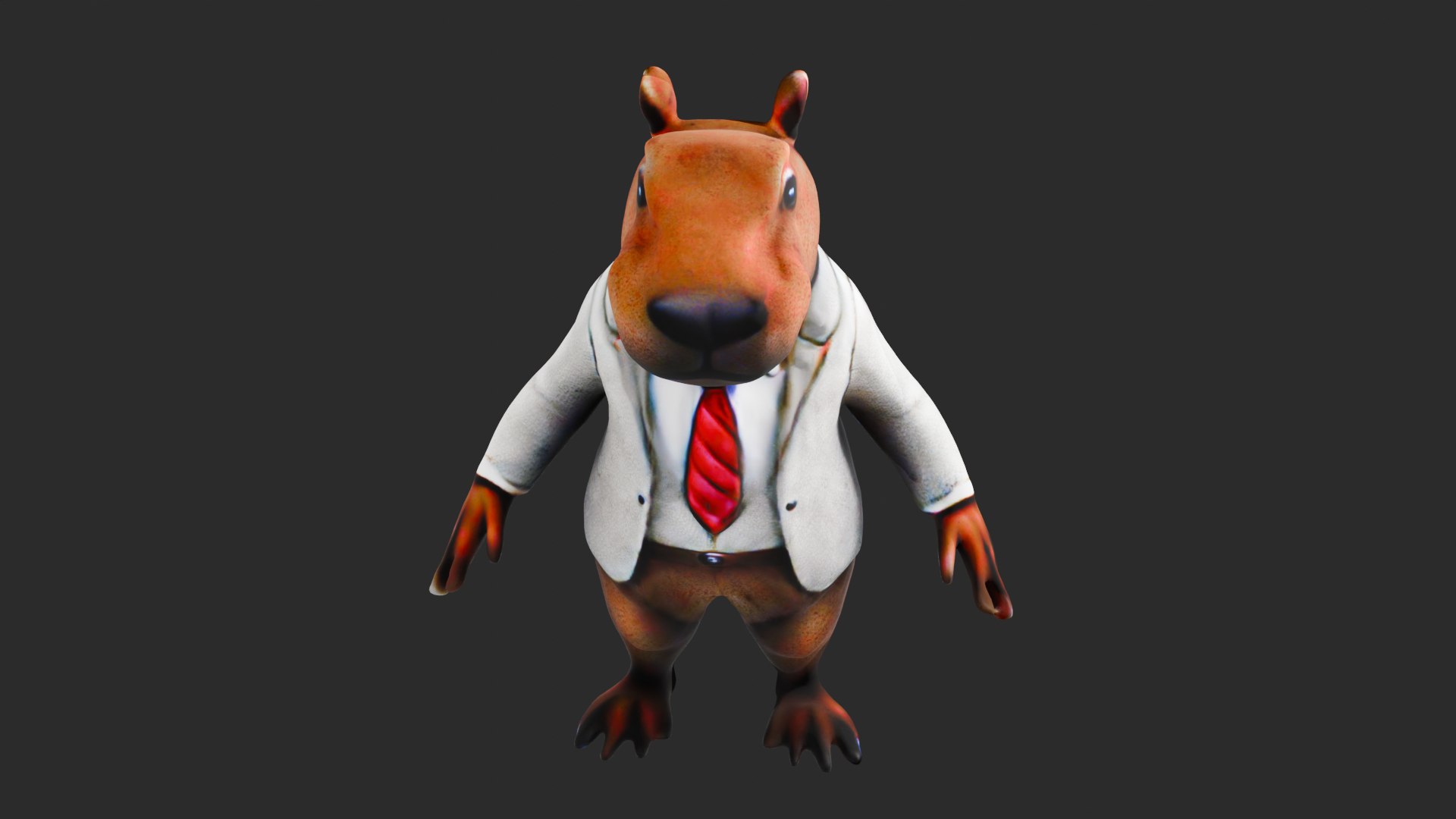 Capybara Model - TurboSquid 2178415