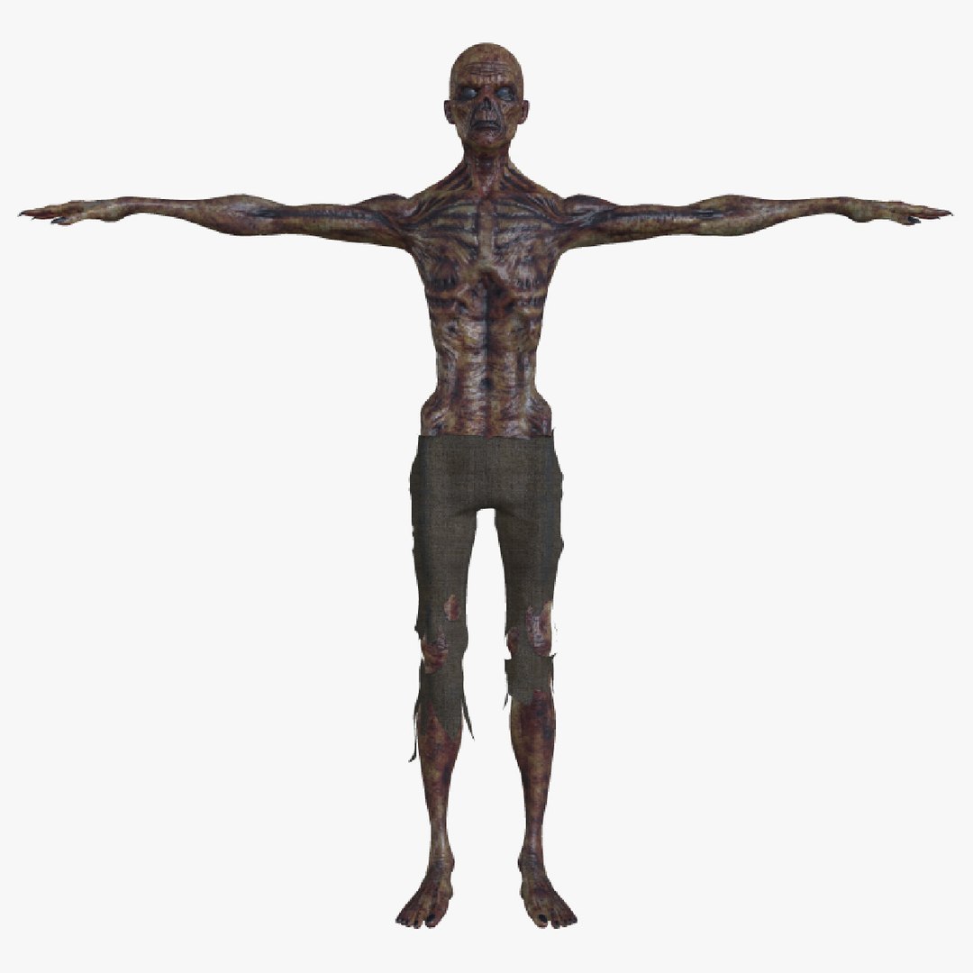 ZMB001 Rigged Zombie 3D Model TurboSquid 2096518