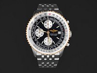 Breitling Navitimer II steel braclet mens watch