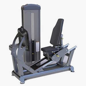 3D FUSE XL LEG PRESS - Professional 3D Gym Model