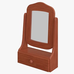 Wooden Dressing Table Mirror