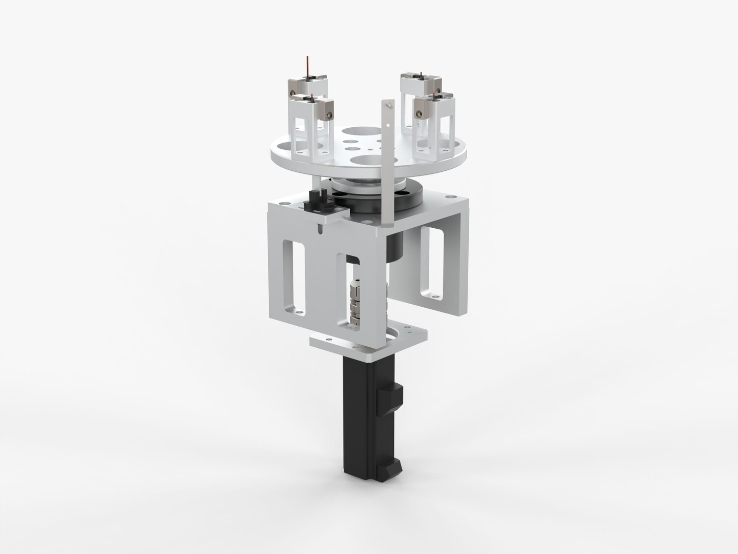 Automatic Four Station Turntable Mechanism 3D - TurboSquid 1985826