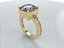 Solitaire ethernity ring