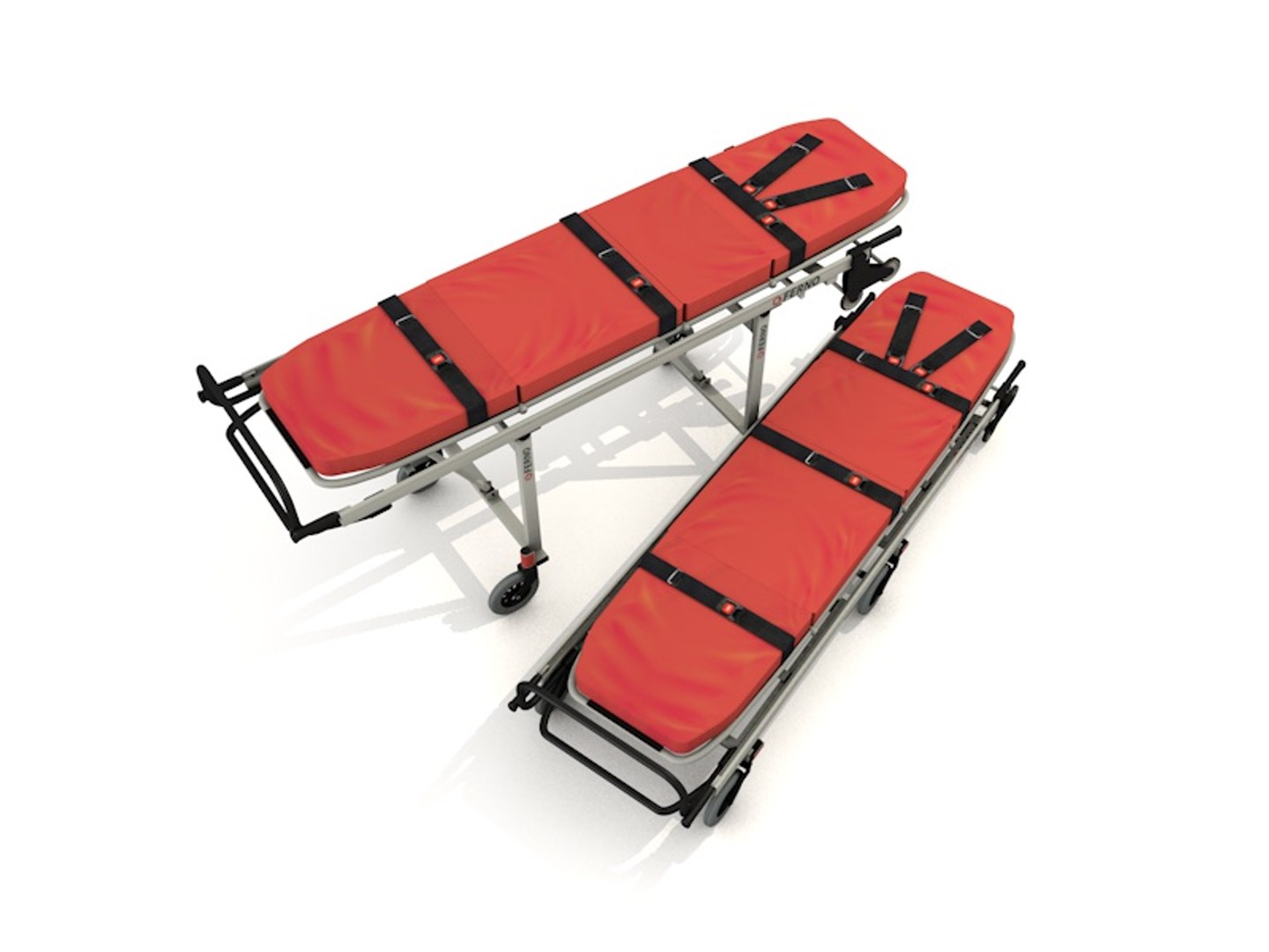 Ambulance Stretcher 3d Model