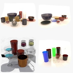 3D Dishes model
