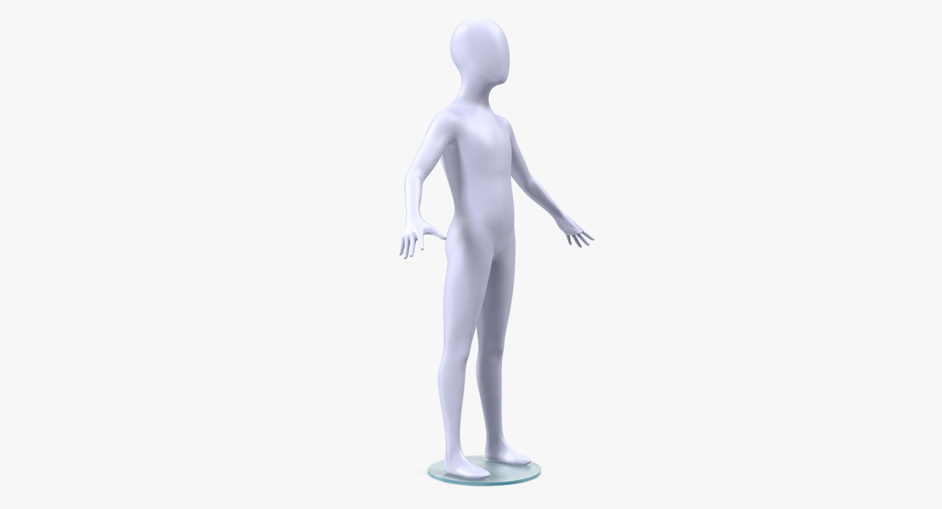 Child Mannequin 3D model preview