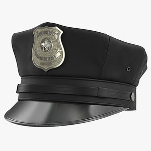 3d model special police hat