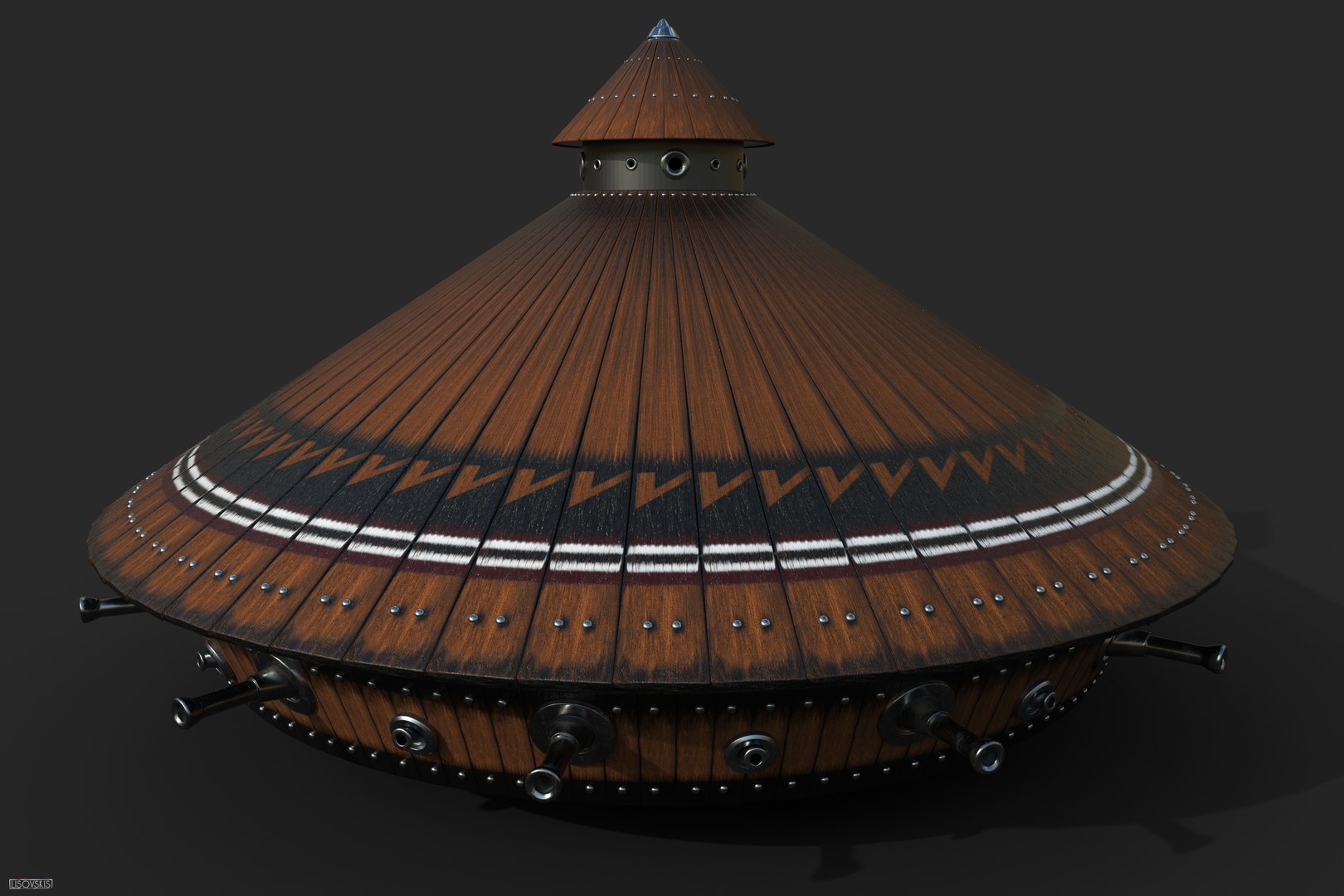 3D L Davinci Tank Model - TurboSquid 1314349