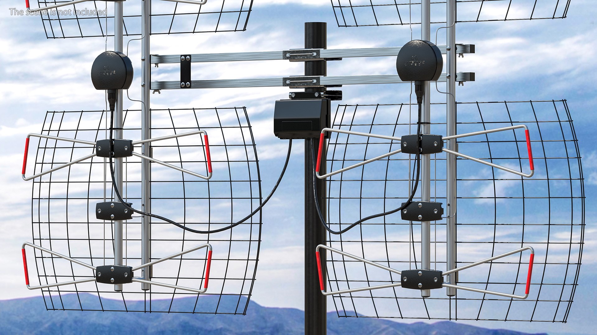 Antennas Direct 8 Element Bowtie TV Antenna Model TurboSquid 1772285