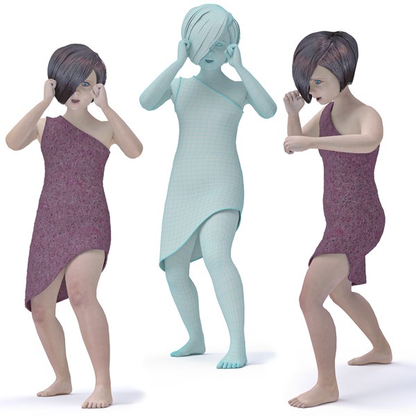 3D character child punching bag