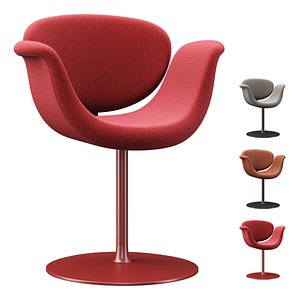 Little Tulip chair disk by Artifort 3D model