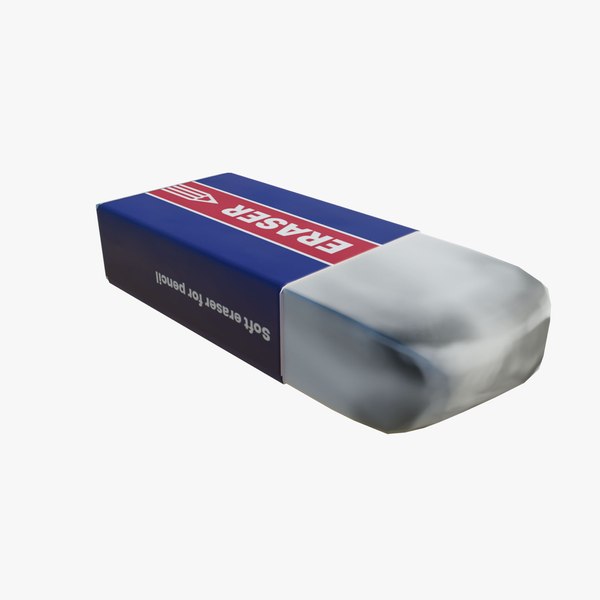 Eraser 3D model TurboSquid 1917990