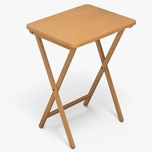 3D Wooden Folding Table