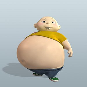 3d luplup fully rigged boy character