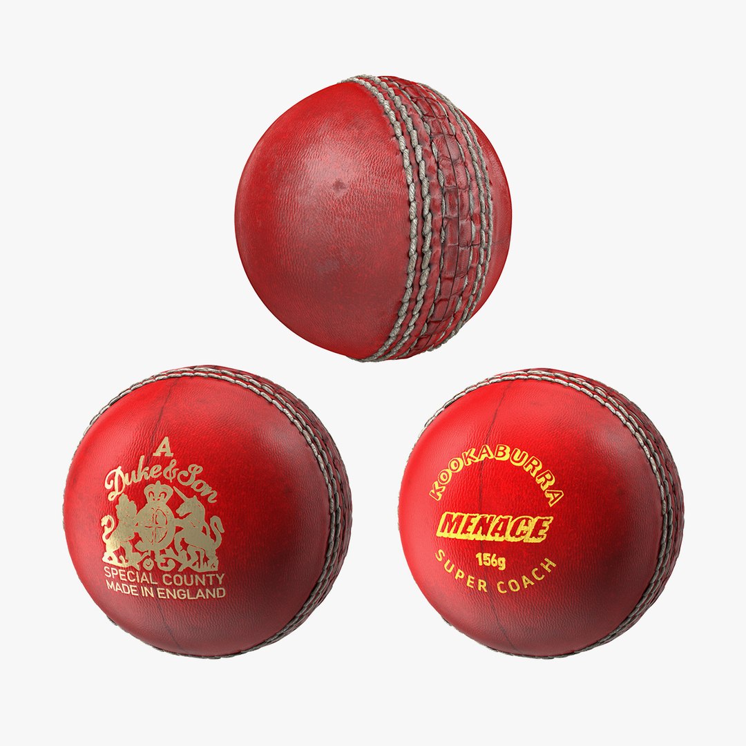 Cricket Balls Collection 2 3D model preview