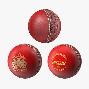 3D model Cricket Balls Collection 2