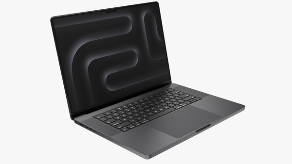 modèle 3D de Apple MacBook Pro M3 Max 16 pouces Noir sidéral - TurboSquid  2153477