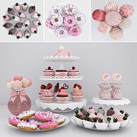Pink dessert