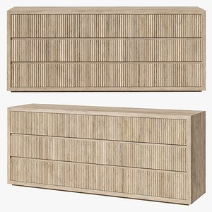 3D Restoration Hardware Julien chest of drawers