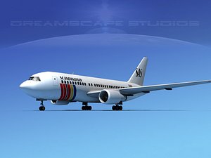 boeing 767 767-100 3d model