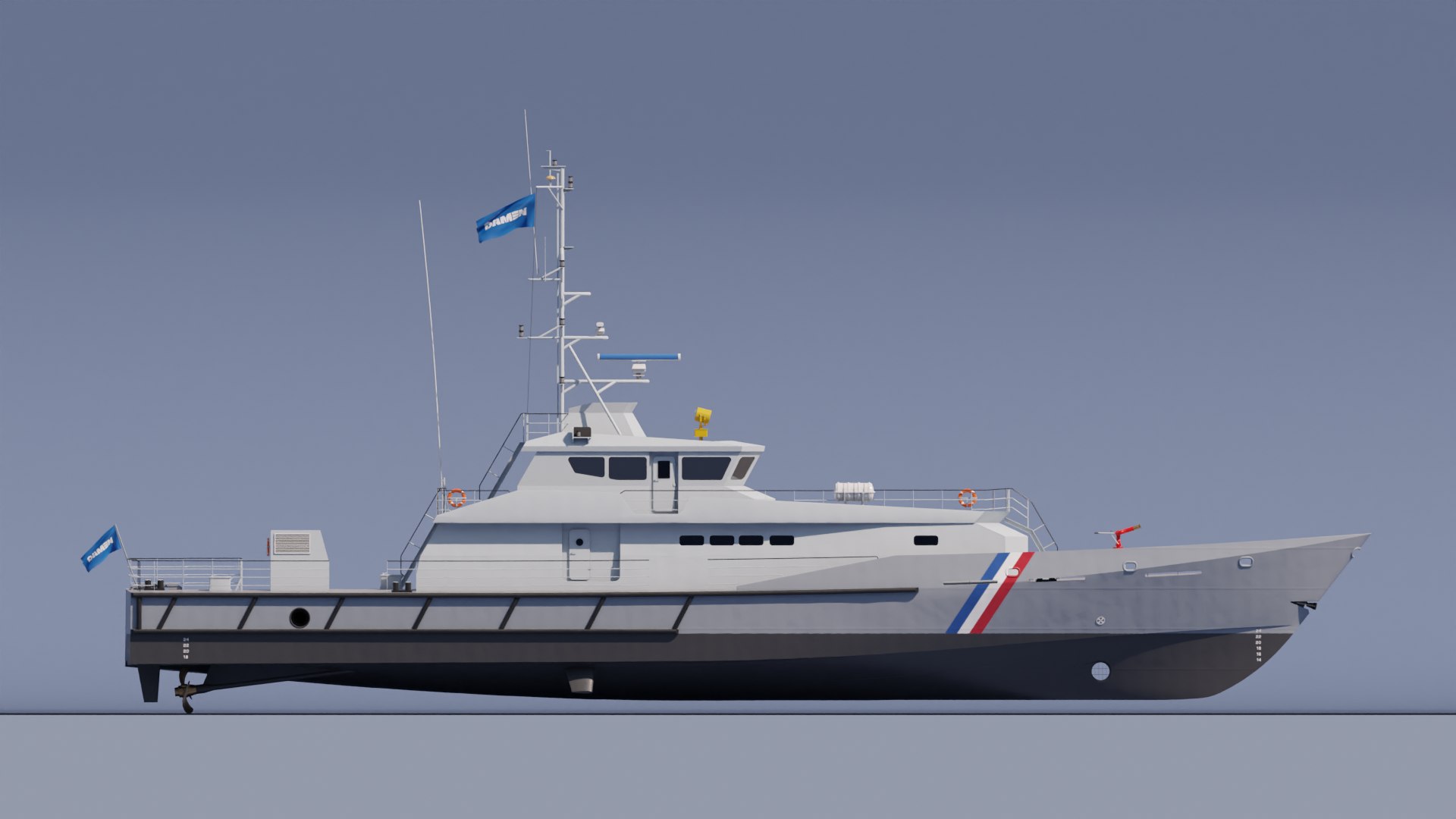 Damen Stan Patrol 4207 3D model - TurboSquid 2133552