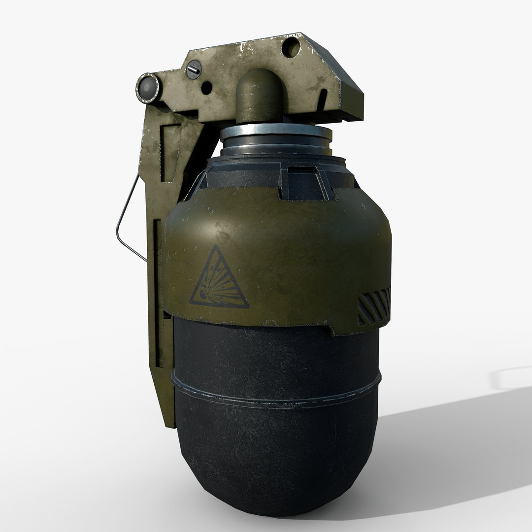 Futuristic Grenade Concept 3D Model - TurboSquid 2087516