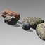 assorted rocks 3d model