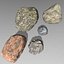assorted rocks 3d model