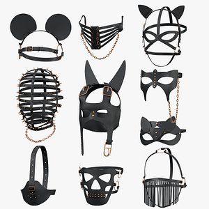 3D 10 harness mask