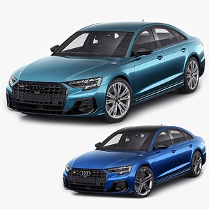 3D Audi A8-S-line and S8 2022