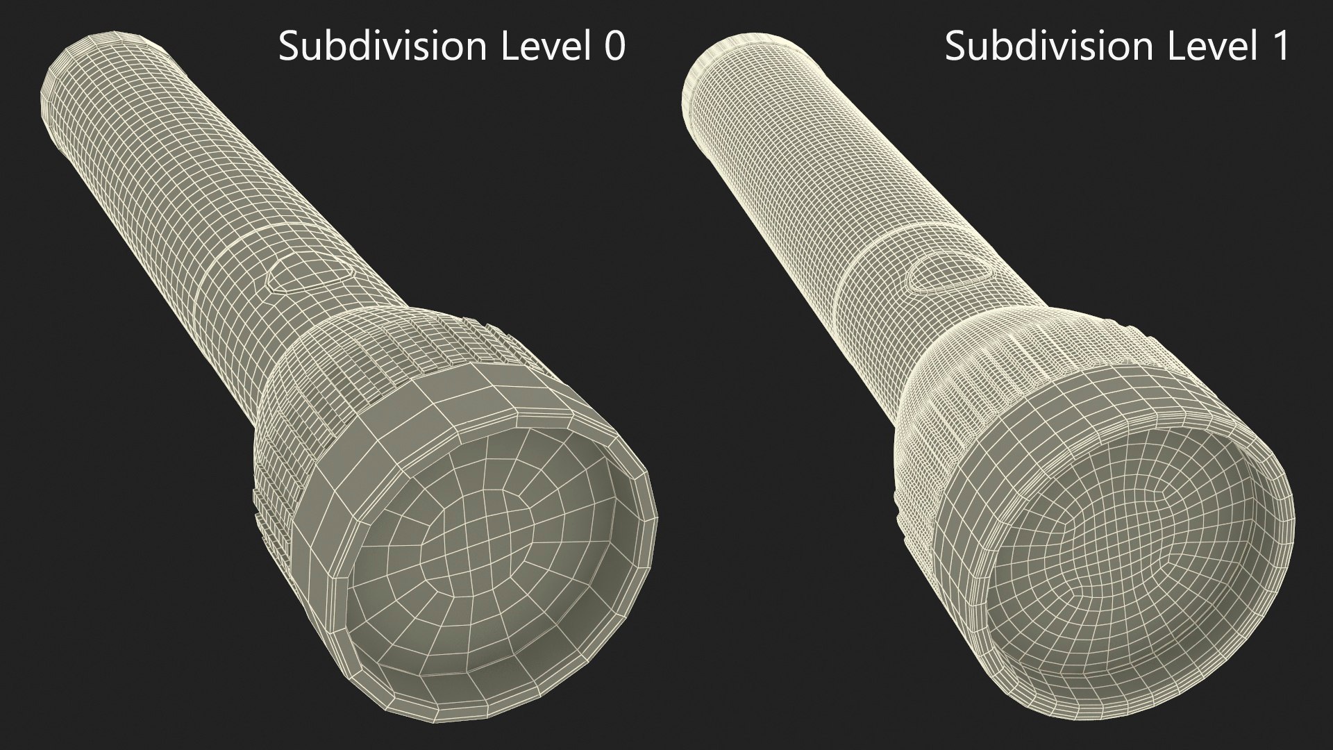 3D Blue Metal Police Flashlight Model - TurboSquid 2148543