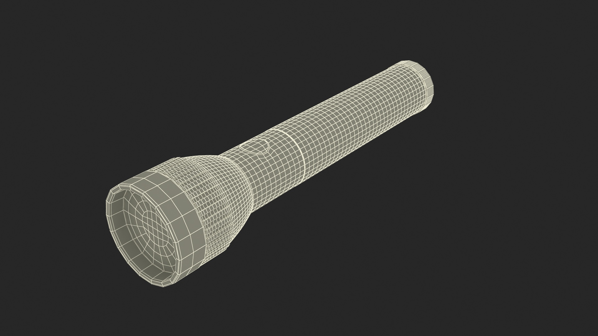 3D Blue Metal Police Flashlight Model - TurboSquid 2148543