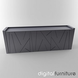3d sideboard digital model