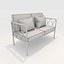 Sofa 2 Seater 20 3D model