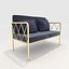 Sofa 2 Seater 20 3D model