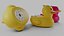 Baby bath thermometer toy