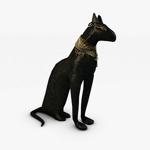 bastet statue 3d max