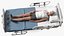 Patient on Hospital Bed Rigged for Maya