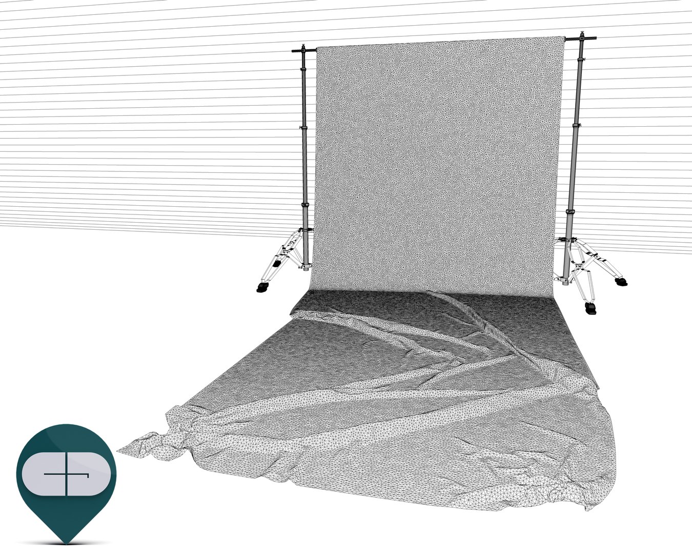 3d Model Sheet Softbox
