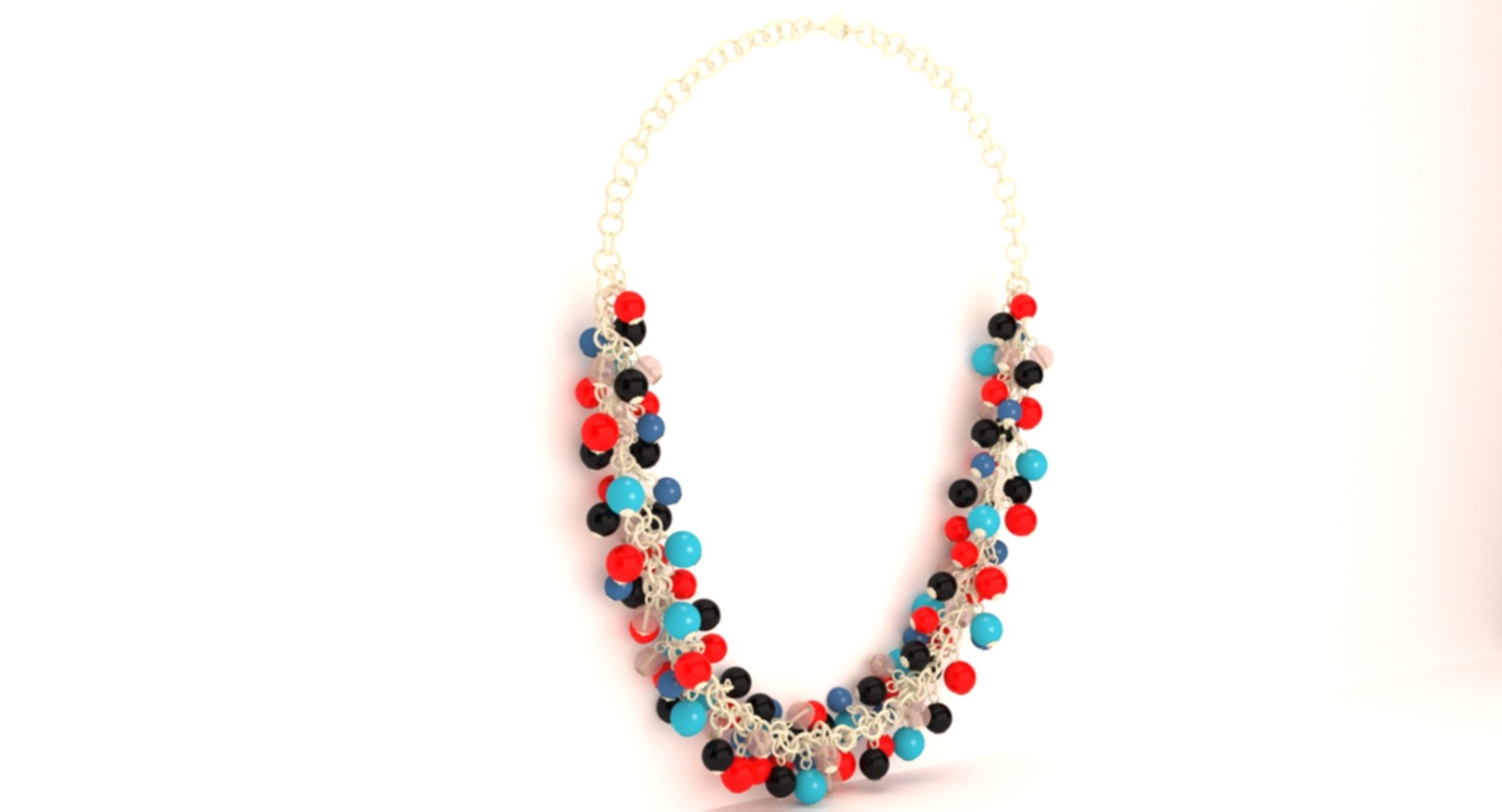 3D jewelry necklace pearls - TurboSquid 1504402