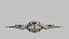3D model Star Wars Komrk-class Fighter